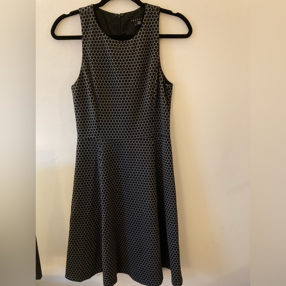THEORY CLASSIC A-LINE SLEEVELESS DRESS -  SIZE 2